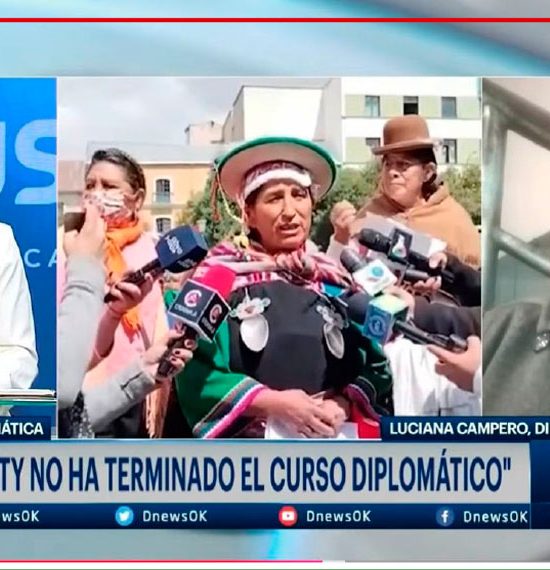 La diputada boliviana Luciana Campero en entrevista sobre la polémica de que Lidia Patty no concluyó su curso diplomático.